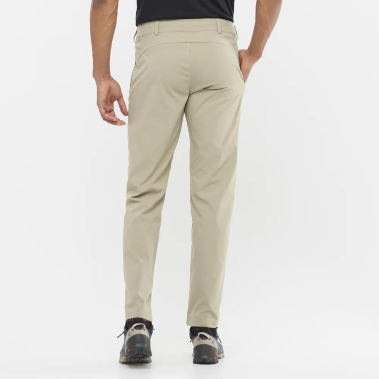 Salomon Wayfarer City Men's Sport Pants Beige | CA 12V86